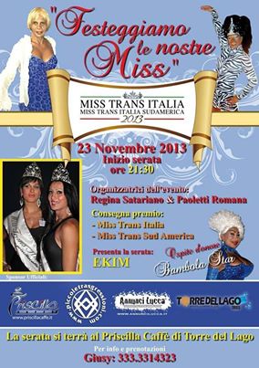 Locandina Miss Trans Italia